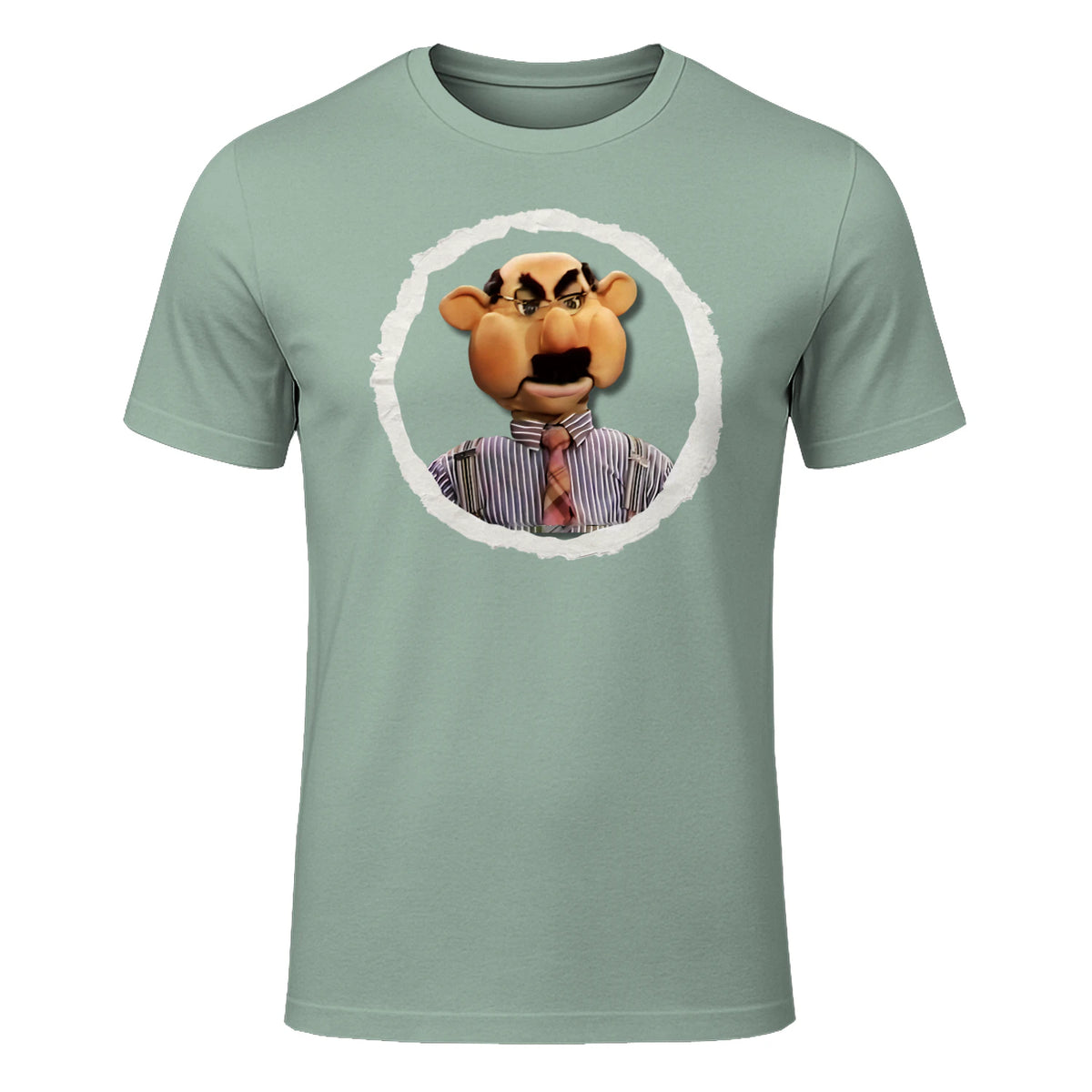 Mannequin style, viewing the front side.